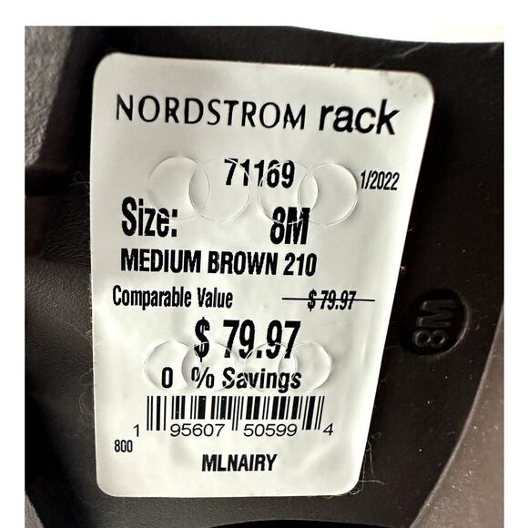 Marc Fisher NWT Nairy Hiking Boot Medium Brown Lug Sole Women Size 8M Outdoor - Picture 6 of 7